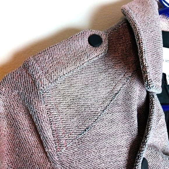 Cupcakes & Cashmere Pink Military Moto Crop Jacket - Picture 5 of 6